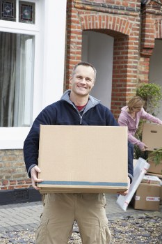 Man and van vehicle ready for a local move in Wanstead