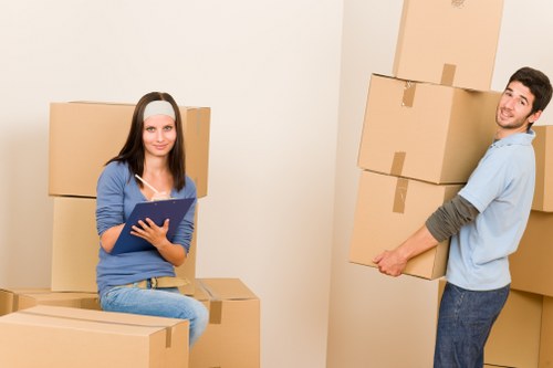 Careful handling of fragile items during packing services in Wanstead